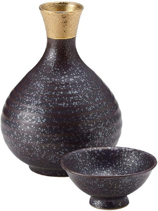清酒壺|徳利|結晶|金塗 一・六合