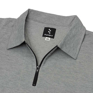 【rin project】 單車服 防汗漬 Polo衫 吸汗 速乾 後袋 日本製造 GRAY
