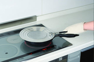 【PEARL METAL】 日本日用品品牌 薄布豆腐渣不銹鋼制油用於防止彈簧外蓋20~28cm HB-5468