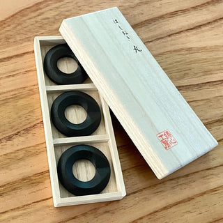 【日本工藝堂】 山形鑄造 筷子架 圓形 3件套