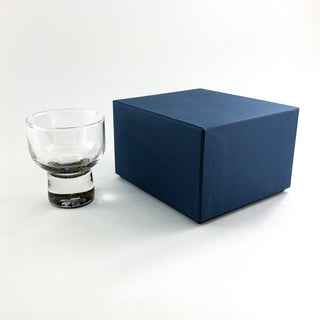 【日本工藝堂】 玻璃杯 黃金櫻貝黑漆器