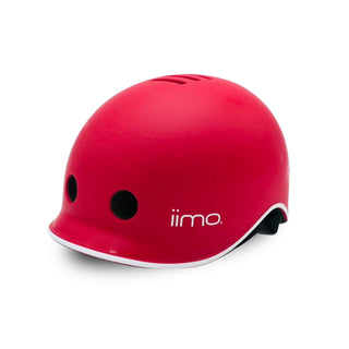 【iimo】 日本嬰兒・兒童用品品牌 兒童單車和跑步玩具頭盔 3歲及以上 52-26 厘米 紅色
