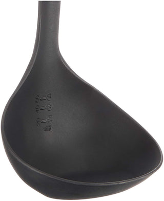 【PEARL METAL】 日本日用品品牌 日本製 自立杓子(帶秤)(黑色) G-4461