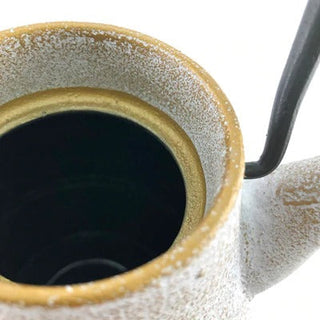 南部鉄器|茶壺|芽型|白色