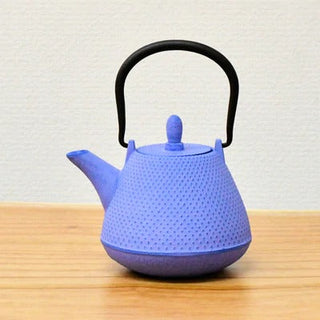 南部鉄器|茶壺|圓頂型(富士型)0.4L|深藍色