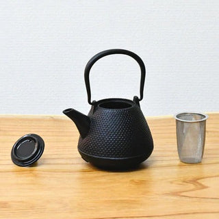 南部鉄器|茶壺|圓頂型(富士型)0.4L|深藍色
