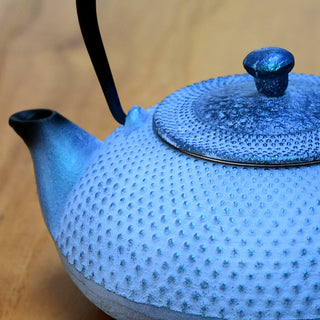 南部鉄器|茶壺|藍色
