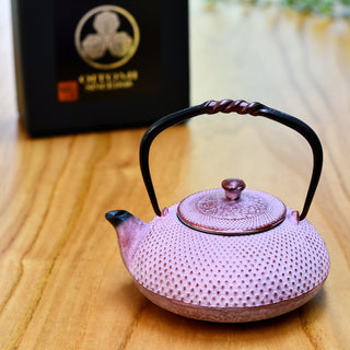 南部鉄器|茶壺|淡粉紅色