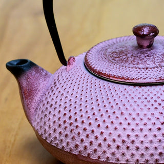 南部鉄器|茶壺|淡粉紅色
