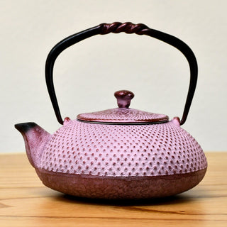 南部鉄器|茶壺|淡粉紅色