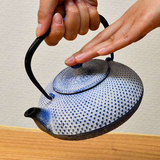 南部鉄器|茶壺|深藍色