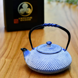 南部鉄器|茶壺|深藍色