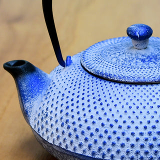 南部鉄器|茶壺|深藍色