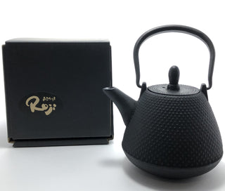 南部鉄器|茶壺|圓頂型(富士型)0.4L |黑色