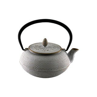 南部鉄器|茶壺|冰雹圖案 大 |白金