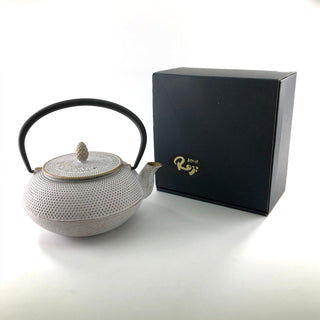 南部鉄器|茶壺|冰雹圖案 大 |白金
