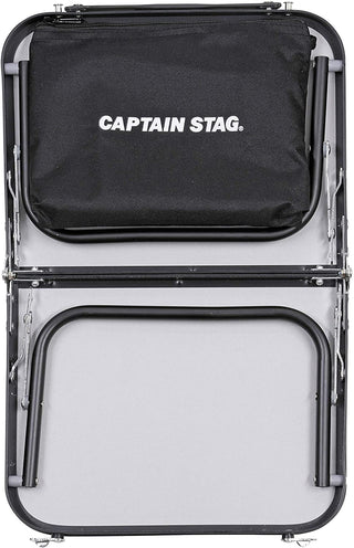 【CAPTAIN STAG】 日本戸外品牌 折疊桌子47×30（黑色） UC-0546