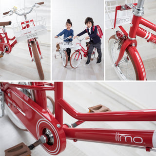 【iimo】 日本嬰兒・兒童用品品牌兒童單車 16寸  紅色