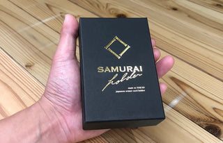 【日本工藝堂】 名片夾 SAMURAI holder SHIKKOKU 漆黑